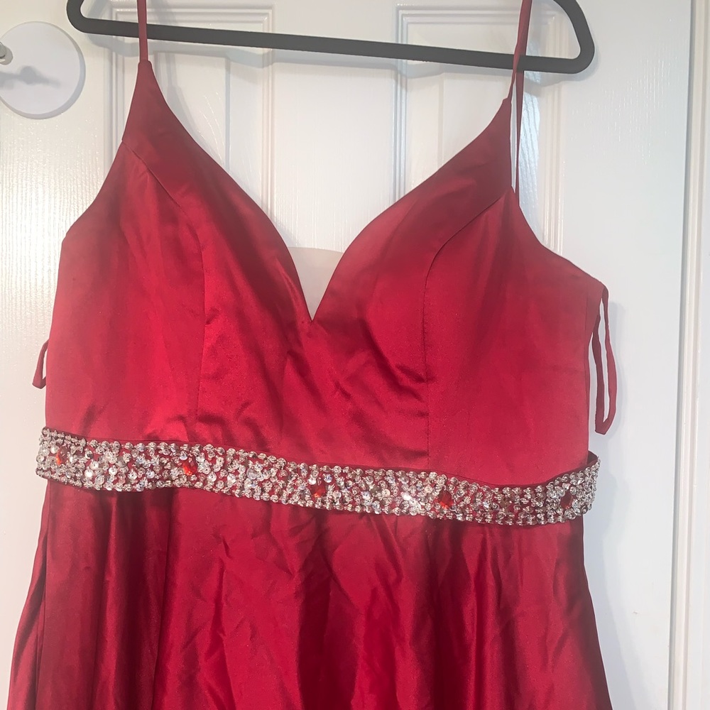 Ruby Red ball gown